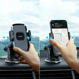 Joyroom Car Holder with Telescopic Arm and Suction Cup - Side View