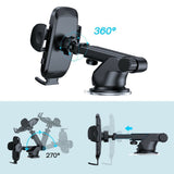 Joyroom Car Holder with Telescopic Arm and Suction Cup - Top-Down View
