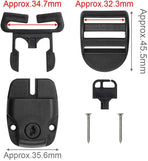 4-pack spa cover for hot tub with key for broken latch replacement repair accessories