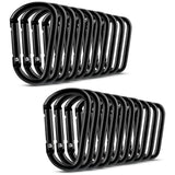 20 pcs Small Carabiners, Multifunctional Aluminum D-ring Clips_max