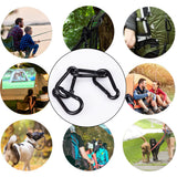 20 pcs Small Carabiners, Multifunctional Aluminum D-ring Clips_max