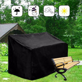 Sofa Cover Waterproof, 4-Seater Outdoor Sofa, Heavy Duty Deep Lounge, Large Garden Furniture with Air Vent - Front View