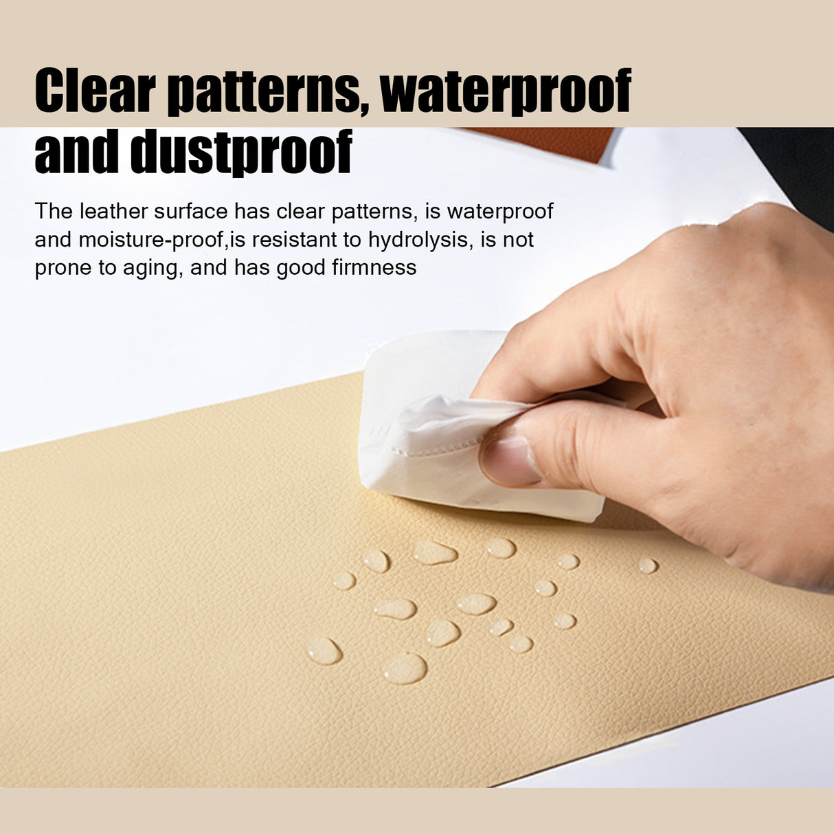 Self-adhesive repair patch artificial leather 50x138 cm Black Black Black Variety