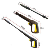 High Pressure Washer Gun Compatible with Karcher K Series, Including Car Wash Gun, Handle, Long Foam Gun and Bottle Cleaning Set - Side View