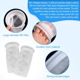 2pcs Nylon IBC Filter, IBC Rainwater Tank Filter Washable IBC Replacement Filter Nylon - IBC Tank Lid Fitting (105mm) - Front View