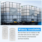 2pcs Nylon IBC Filter, IBC Rainwater Tank Filter Washable IBC Replacement Filter Nylon - IBC Tank Lid Fitting (105mm) - Side View