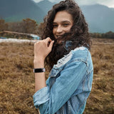 Elastic Wristbands, Compatible with Fitbit Charge 5/Fitbit Charge 6 Bracelet for Men and Women, Breathable and Adjustable A - Top-Down View