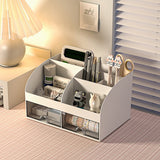 Desktop Storage Box White/Blue/Pink Paper Boxes Type Other Blue - Top-Down View