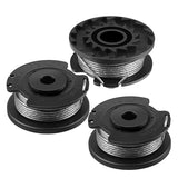 4-pack trimmer line compatible with Bosch Easygrasscut 23, 26, 18, 18-230 - Top-Down View