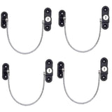 pcs Window Limiter, Window Stopper, Childproof Window Lock, Window Lock, Door Lock - White