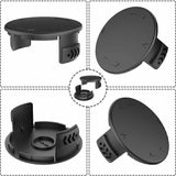 Spare Parts, Connection Bracket Compatible with Parkside PRTA 20-Li A1-IAN 311046, PRTA 20-Li B1-IAN,330831, PRTA 20-Li B2-IAN 334231 Grass Trimmer - Side View
