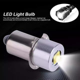 P13.5S DC6V-24V/3-12V LED Upgrade Lights White Maglite Flashlight 3-12v white - Front View
