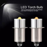P13.5S DC6V-24V/3-12V LED Upgrade Lights White Maglite Flashlight 3-12v white