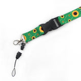 Smooth Sunflower, Stars Lanyard Black - Extra Image