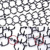 12 pcs 15 cm x 20 cm Spike Mat, Cat Scare with Spikes, Dog Mat, Plastic Net for Animals - Front View