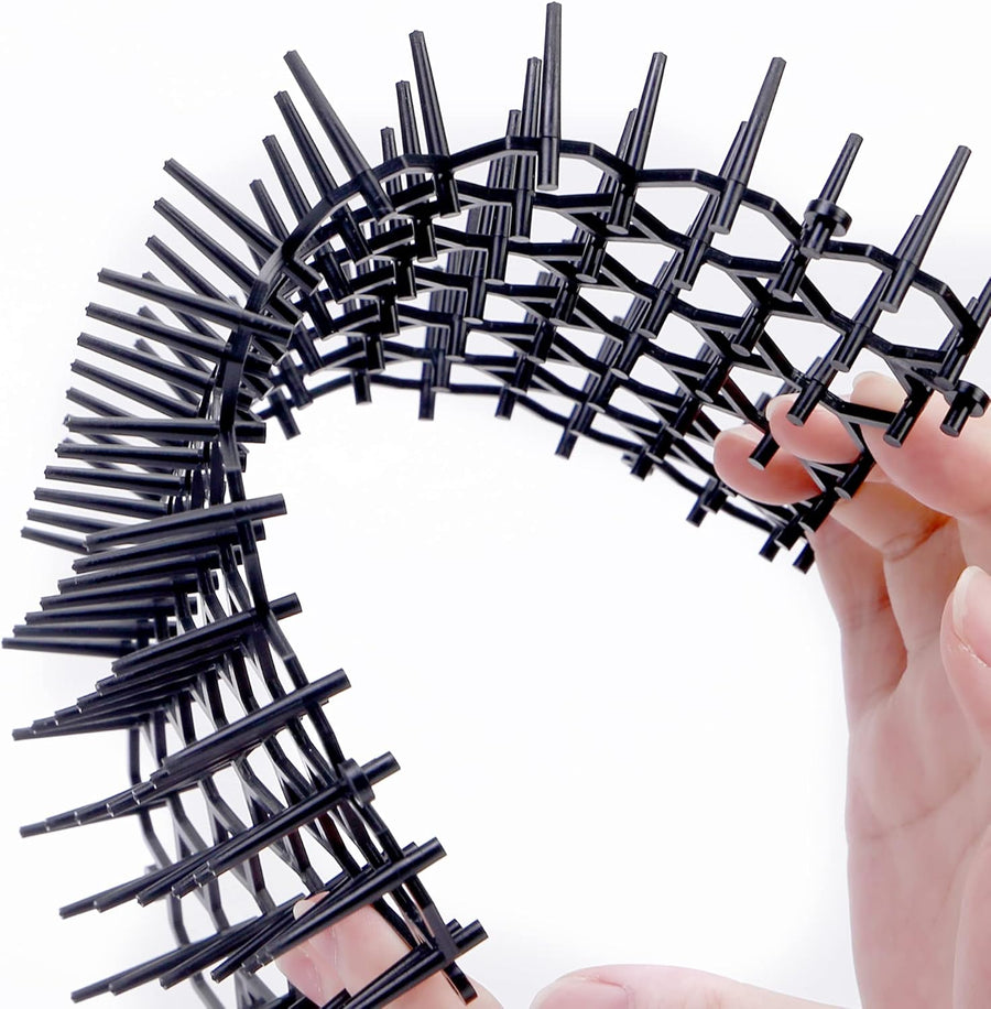 12 pcs 15 cm x 20 cm Spike Mat, Cat Scare with Spikes, Dog Mat, Plastic Net for Animals