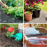 12 pcs 15 cm x 20 cm Spike Mat, Cat Scare with Spikes, Dog Mat, Plastic Net for Animals - Top-Down View