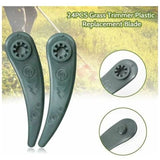 Pack of 24 replacement blades for Bosch Durablade Art 23-18 LI Art 26-18 LI lawn mowers, green.