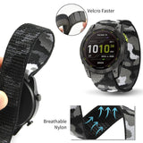 26mm 22mm  Nylon for Garmin Enduro 2/Fenix 6X 6 Pro 5X 5 Plus 7X 7/Epix Gen 2 Ultralight Smart Watch Band Bracelet H 26mm Fenix 6X 6XPro