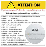 iPad Air 2 Case - Black, Compatible with iPad Air 1/2 and iPad 9.7 Gen5/Gen6 Black Black