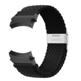 20mm Compatible with Samsung Galaxy Watch 4/5/6/pro/classic 45mm 44mm 40mm 43mm 47mm No Gaps Nylon Strap Correa Galaxy Watch 6 Strap Black