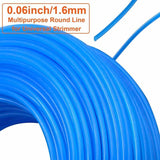 Round Nylon Wire Spool for Trimmer Brushcutter Diameter 1.6 mm Length 100 m, Replacement Wire Trimmer Wire..DEBUNS
