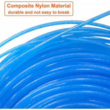 Round Nylon Wire Spool for Trimmer Brushcutter Diameter 1.6 mm Length 100 m, Replacement Wire Trimmer Wire..DEBUNS - Top-Down View