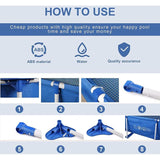 24 pcs Pool Pins, Replacement Pins, Plastic Pool Joints, Plastic Pins, Pool Joints, Pool Frame Pins, Pool Joint Pins (24 pcs) - Side View