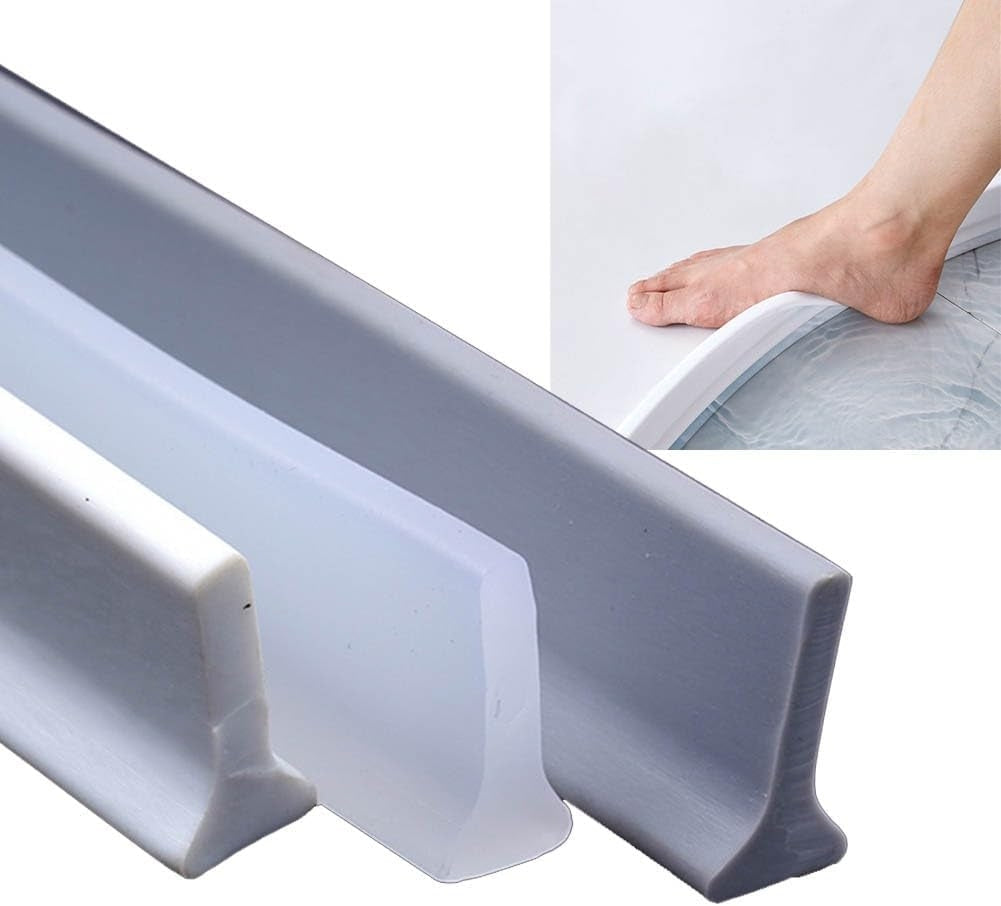 Shower Threshold / Water Barrier – Self-Adhesive Shower Strip – 2m White