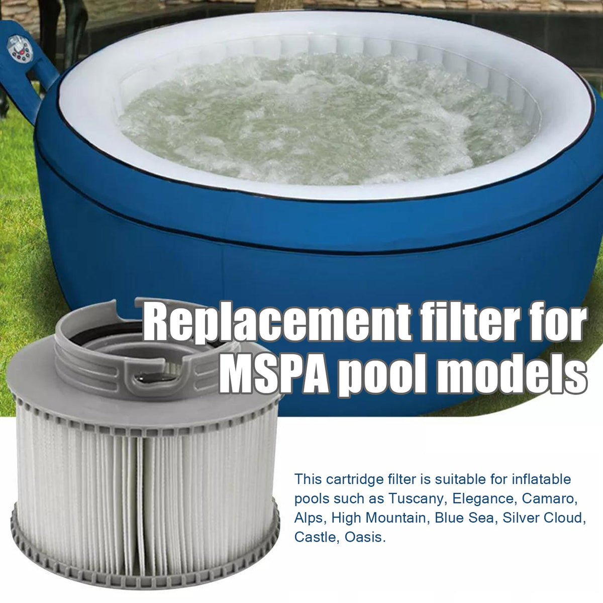 Filter for inflatable MSpa pools 4-pack 4-pack