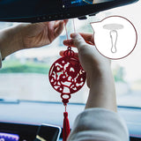 20-pack transparent self-adhesive ceiling hooks, no drilling required, ceiling hooks