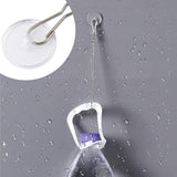 20-pack transparent self-adhesive ceiling hooks, no drilling required, ceiling hooks