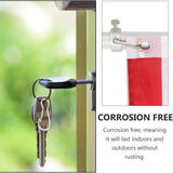 20-pack transparent self-adhesive ceiling hooks, no drilling required, ceiling hooks - Close-Up Angle