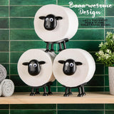 Toilet Paper Holder Sheep - Cute Bathroom Decor - Set of 3 - 45-Degree Angle