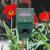 3-in-1 Soil pH Meter Soil Test Kit Plant Moisture Meter PH Soil Meter for Flowers/Grass/Plant/Garden/Farm/Lawn 2905038MM - Front View