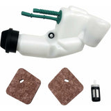 Fuel Tank Assembly, Fuel Tank Assembly Replacement for Stihl FS38 FS45 FS46 FS55 FC55 KM55 MM55 - Side View