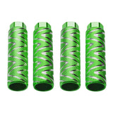 4pcs Aluminum Alloy Bicycle Cleats BMX Pedals Fits 3/8 Inch Axles Bicycle Rear Pedals