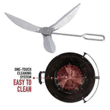 Weber 22-inch One-Touch Ash Cleaning System, Fits Master-Touch/Performer/Original Series Grills (FMY) Silver - Side View