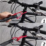 1.7m to 3m Bicycle Tow Rope for Kids Bicycle Tow Rope Load 200kg for Mountain Bike Long Family Trip with Black Storage Bag - Side View