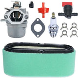 Air Filter and Carburetor Kit Compatible with Briggs Stratton 699831 799226 496894 498027 284707 286707 799728 and More Models