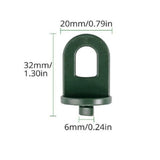 50pcs Greenhouse Plant Crop Clamps Greenhouse Hanging Clamp Crop Hooks - Side View