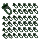 50pcs Greenhouse Plant Crop Clamps Greenhouse Hanging Clamp Crop Hooks - 45-Degree Angle