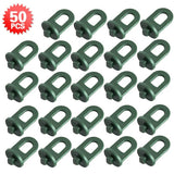 50pcs Greenhouse Plant Crop Clamps Greenhouse Hanging Clamp Crop Hooks - Close-Up Angle