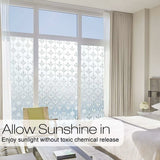 Static Cling Window Film, Privacy Window Film Blackout Reusable