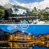 Static Cling Window Film, Privacy Window Film Blackout Reusable - 45-Degree Angle