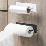 Kitchen roll holder without drilling, kitchen paper holder wall - Side View