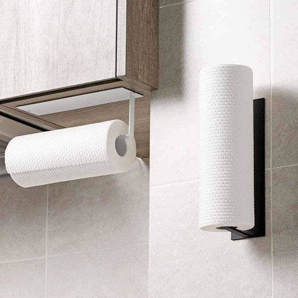 Kitchen roll holder without drilling, kitchen paper holder wall