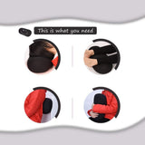 Micro Mini Pillow Roll Pillow for Car Sofa Pillow for Travel - 45-Degree Angle