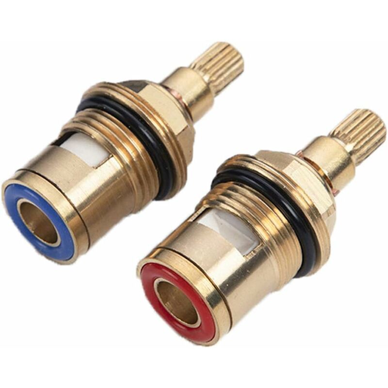 Compatible with 1/2 Ceramic Faucet Insert, Hot and Cold Ceramic Faucet
