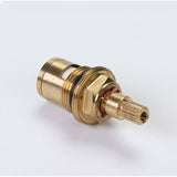 Compatible with 1/2 Ceramic Faucet Insert, Hot and Cold Ceramic Faucet - Top-Down View
